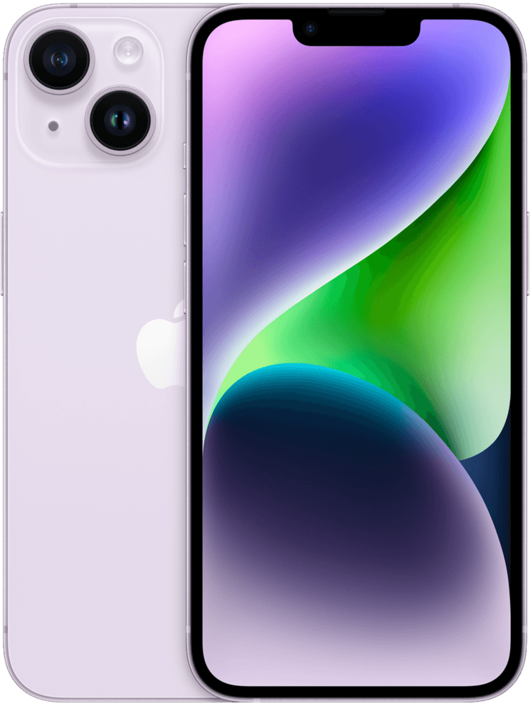 Foto Kamera günstig Kaufen-iPhone 14 128 GB Purple mit green LTE 20 GB mit Smartphone 10. iPhone 14 128 GB Purple mit green LTE 20 GB mit Smartphone 10 <![CDATA[6,1